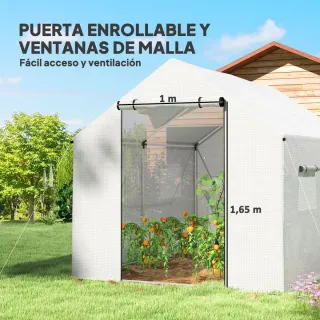 Invernadero Túnel 2x3x2m con 4 Ventanas