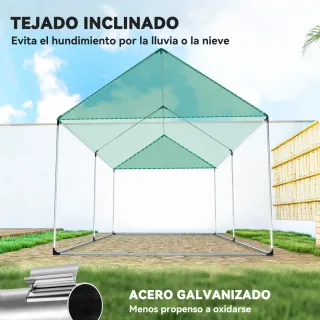 Invernadero Túnel 2x3x2m con 4 Ventanas