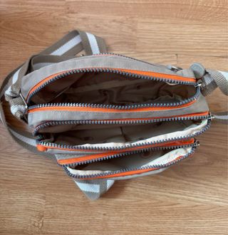 Bandolera Coronel Tapiocca Beige/Naranja