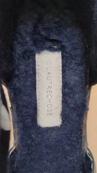 Zuecos L'Autre Chose Charol Azul Talla 38