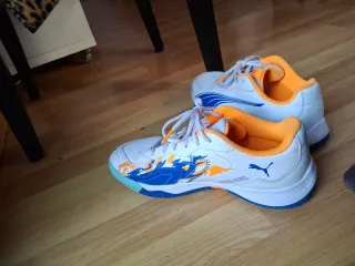 Zapatillas Puma Nova Blancas y Naranjas