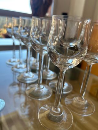 Set di 10 piccole coppe da vino dolce, 15 cm x 4,3 cm