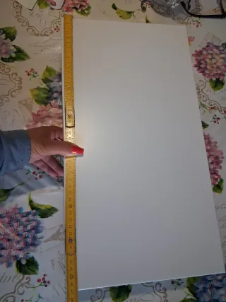 Supporto monitor metallo con cassetto bambù