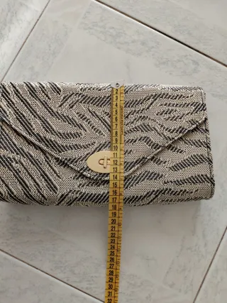 Borsetta donna beige e nera