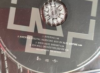 CD Rammstein Amerika - Mein Herz Brennt