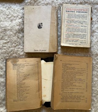 Lote 4 Libros Antiguos: Lengua, Gramática, Ortogr.