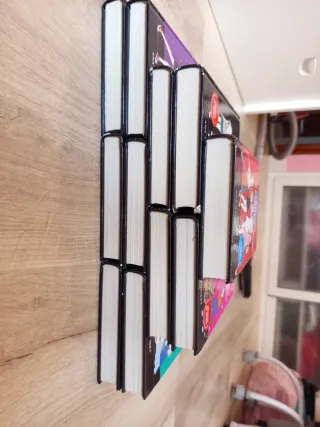 Colección de libros zapatillas rojas