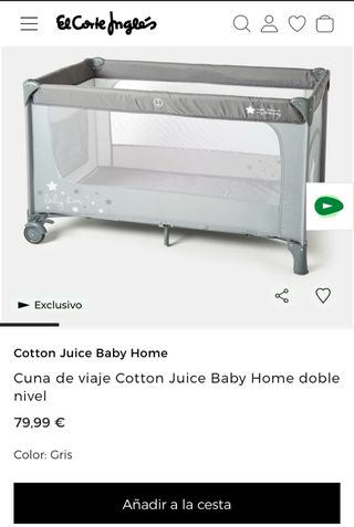 Cuna de viaje Baby Juice