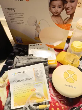 Sacaleches Medela Swing eléctrico + Accesorios