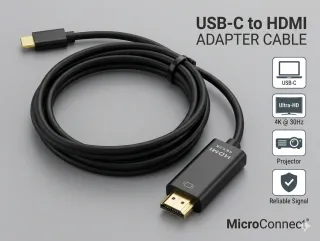 Cavo adattatore USB-C a HDMI 4K MicroConnect