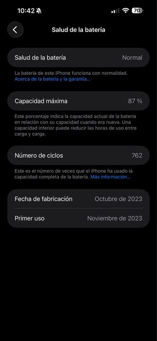 iPhone 15 Pro Max 256 GB Azul/Gris