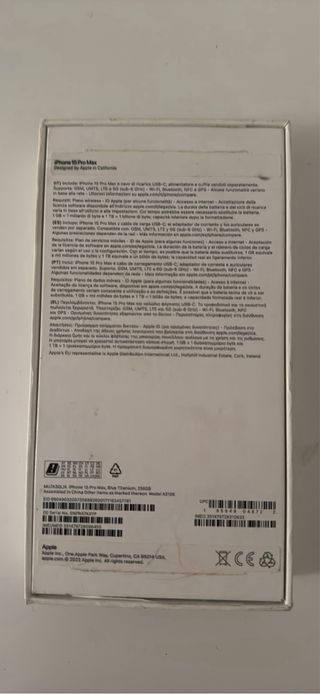 iPhone 15 Pro Max 256 GB Azul/Gris