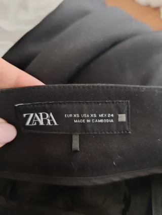 Pantalones Zara Talla XS Negros Nuevos