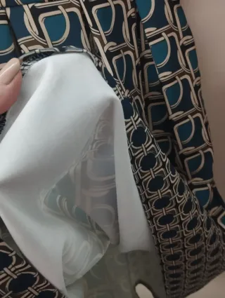 Gonna fantasia geometrica