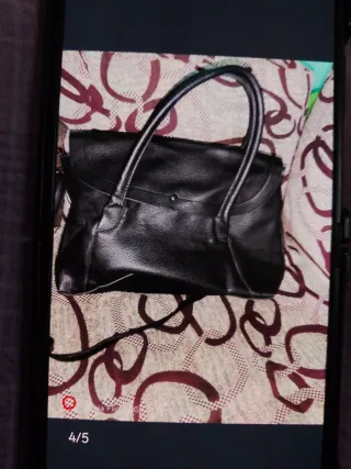 Borsa donna in pelle nera