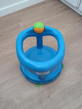 Soporte bañera bebé azul