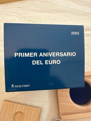 Moneda Plata 10€ Primer Aniversario Euro
