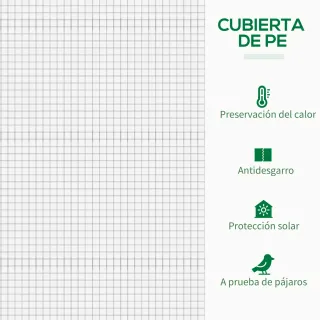 Invernadero Exterior con Ventanas