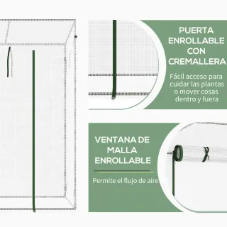 Invernadero Exterior con Ventanas