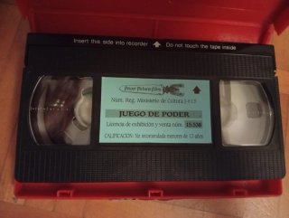 Película VHS Juego de Poder