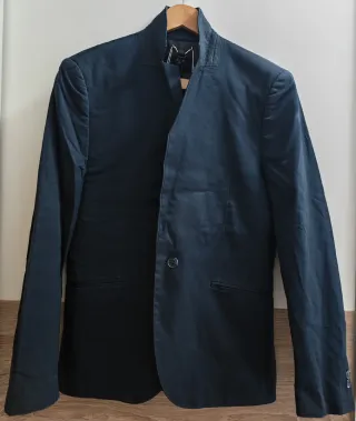 Americana azul marino oscuro | Talla 44 | H&M