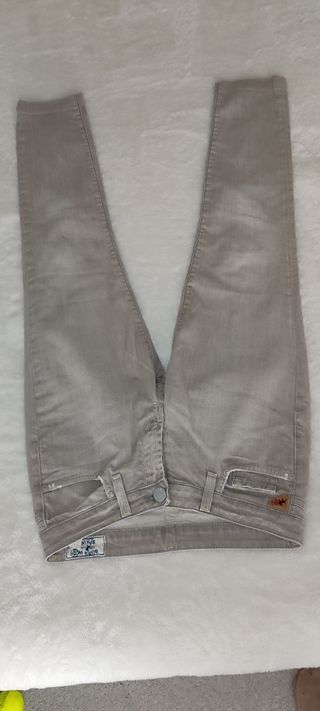 Pantalones Lois Talla 36 Beige