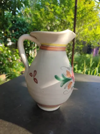 Jarrón de cerámica multicolor