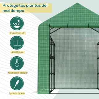 Invernadero 4 Estantes Exterior