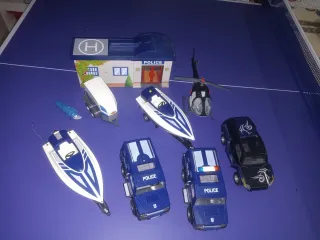 Conjunto vehículos policía Playmobil
