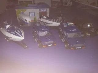Conjunto vehículos policía Playmobil