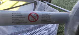 Cochecito de muñecas rosa y azul, dos posiciones