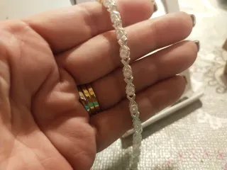 Pulsera plateada elegante