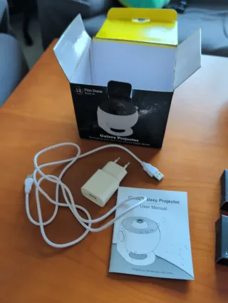 Proyector Galaxias Negro y Blanco