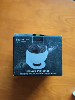 Proyector Galaxias Negro y Blanco