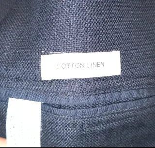 Americana de verano azul marino para hombre