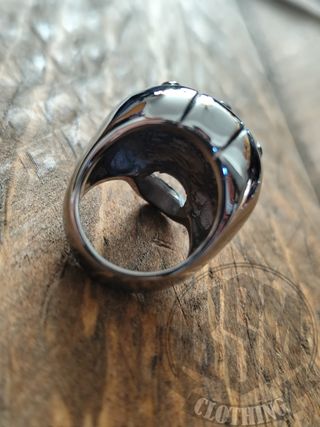 Anello teschio biker skull