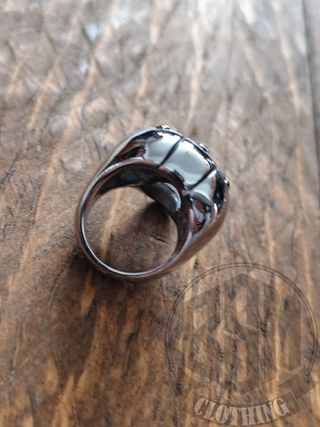 Anello teschio biker skull