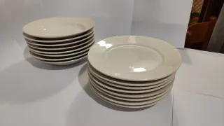 Set piatti Ginori in porcellana bianca