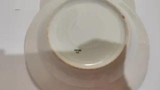 Set piatti Ginori in porcellana bianca