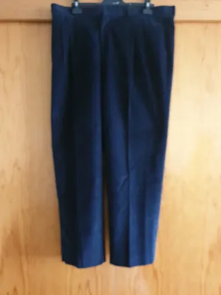 Pantalón de pana azul