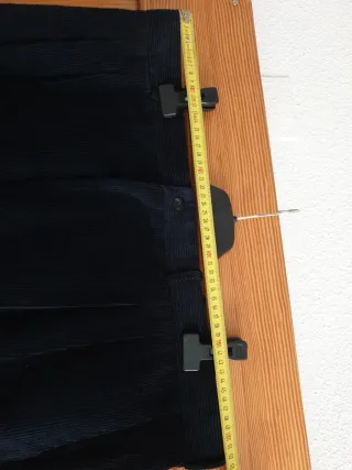 Pantalón de pana azul