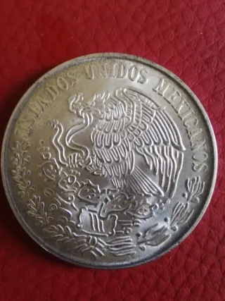 Moneda 100 Pesos Mexicanos Plata Pura 1978
