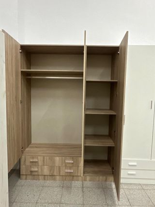 Armadio 3 porte con 2 cassetti NUOVO in 3 COLORI