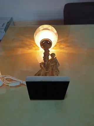 Lámpara Mesa Oriental Años 50-70