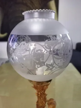 Lámpara Mesa Oriental Años 50-70