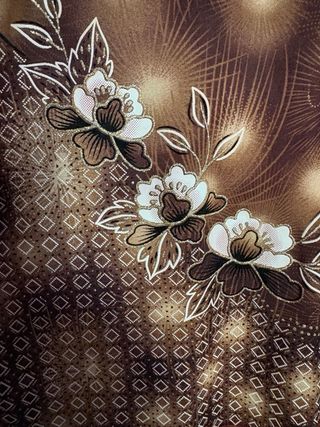 Blusa DMJ vintage estampado floral marrón XL