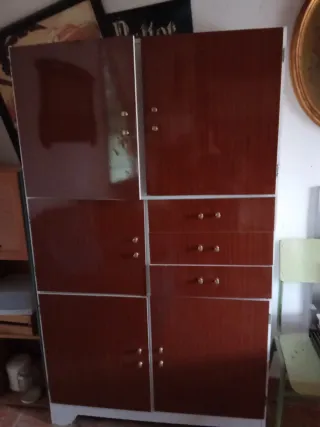Mueble vintage madera marrón