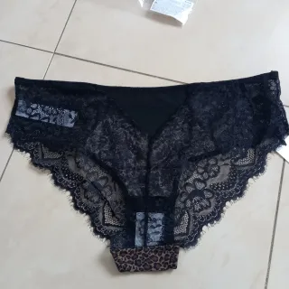 Slip leopardato con pizzo tg L-Nuovo con etichetta