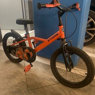 Bicicleta Btwin Naranja 3-6 Años