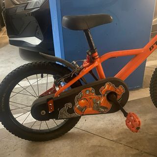 Bicicleta Btwin Naranja 3-6 Años